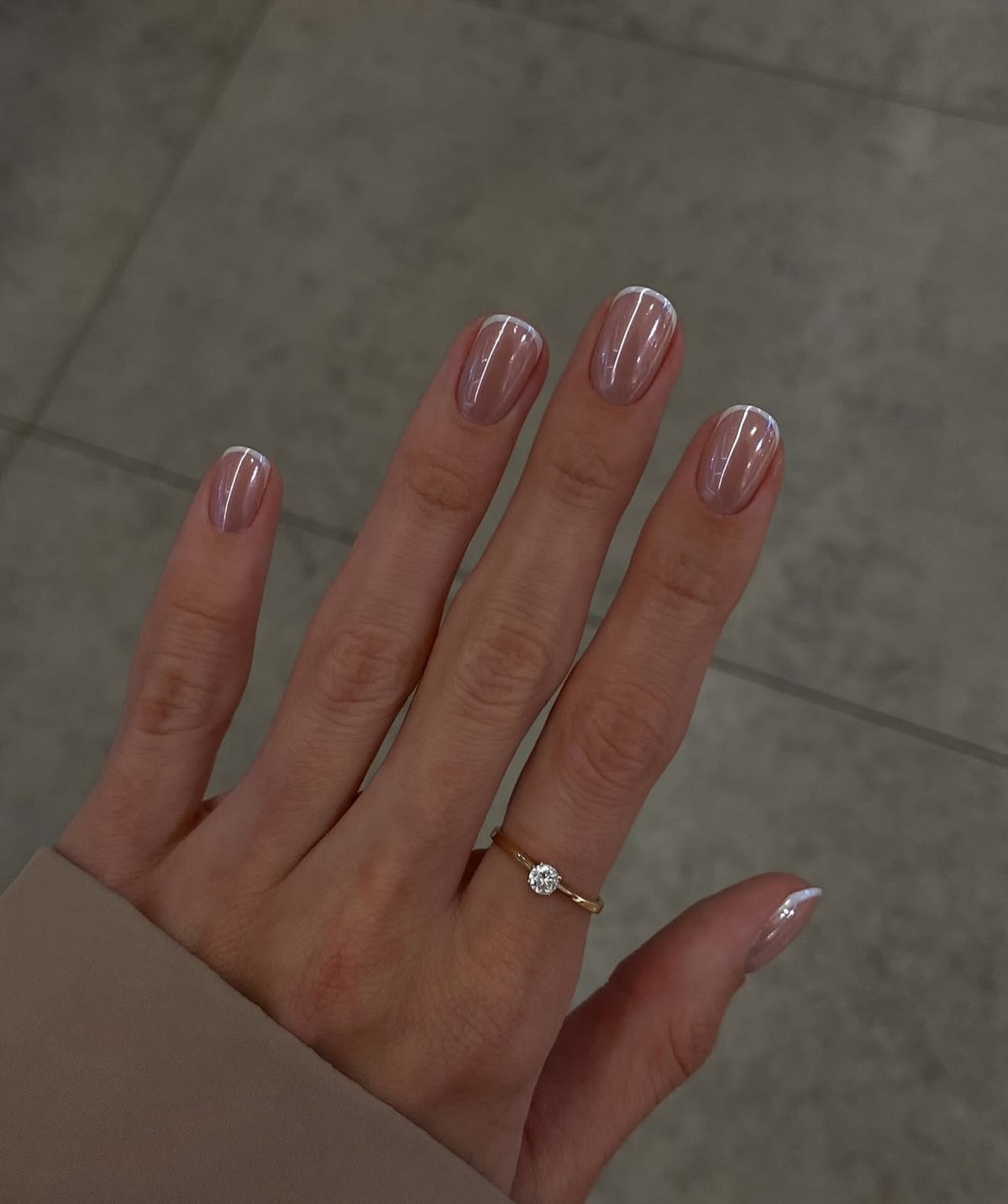 Френч-манікюр на короткі нігті в лютому 2026