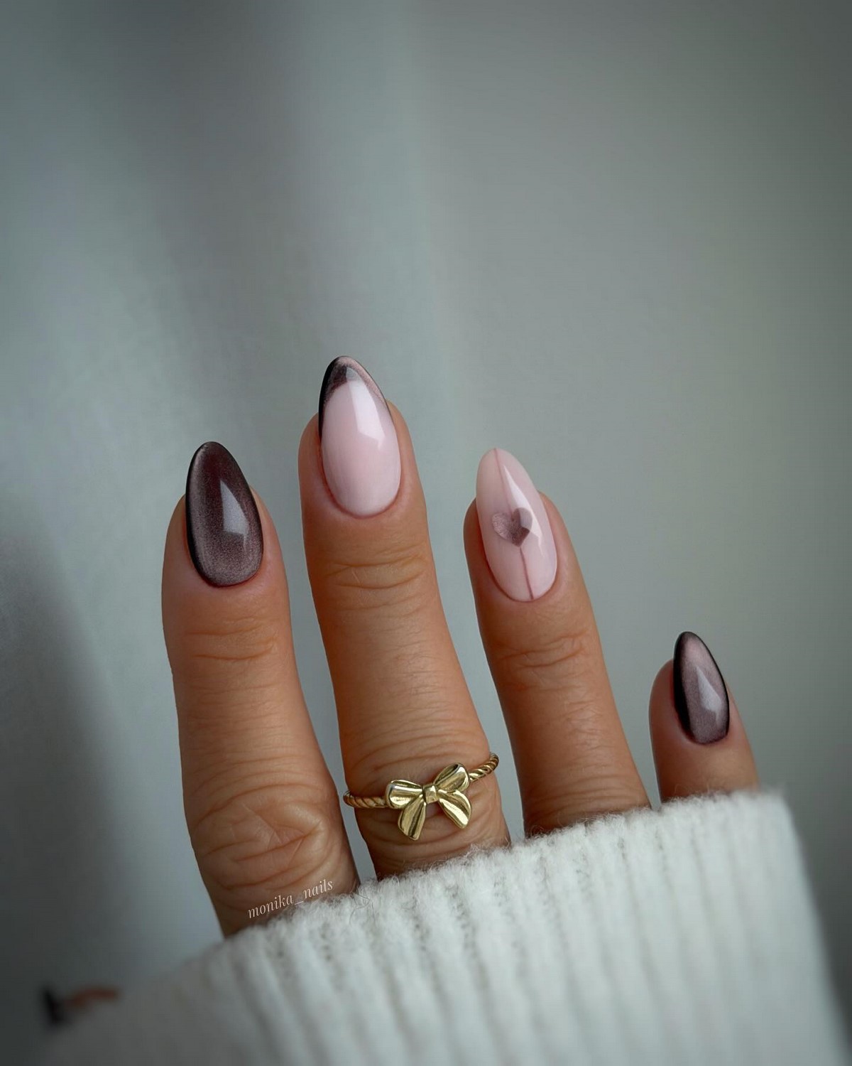 Сердечка на нігтях у лютому 2026 року: романтика в деталях